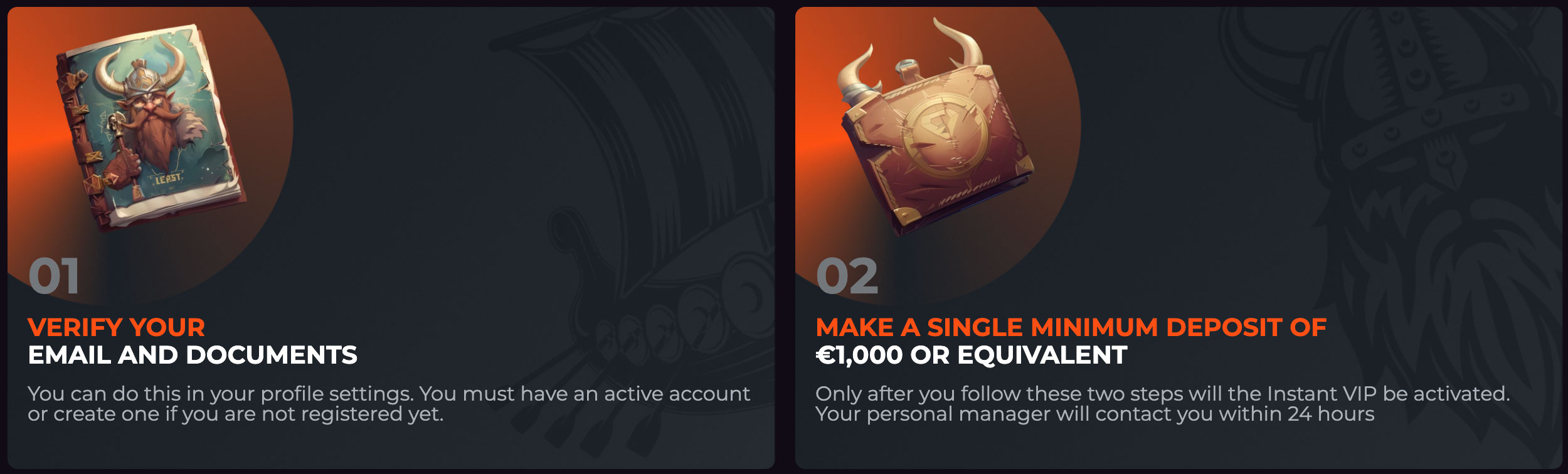 How to get Instant VIP